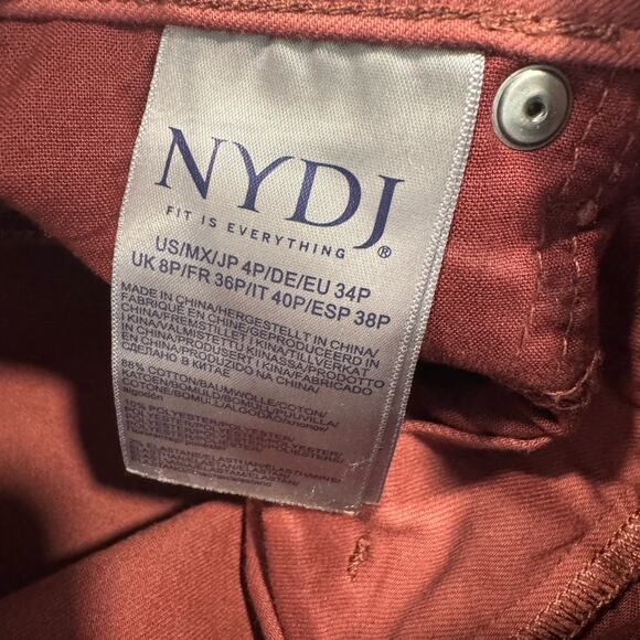 NYDJ Marilyn Straight Stretch Emotion Lift Tuck Jeans 4 Petite - Picture 10 of 11